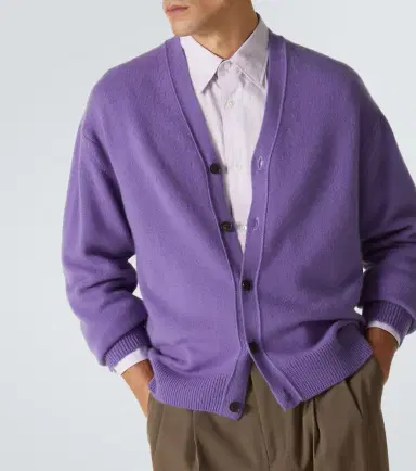 Auralee Cashmere cardigan | Thumbnail 3