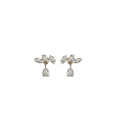 Stone and Strand Muse Drop 10kt gold earrings with diamonds | Thumbnail 1