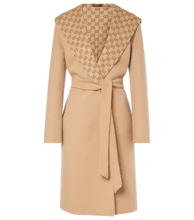 Gucci GG reversible wool and silk coat | Thumbnail 1