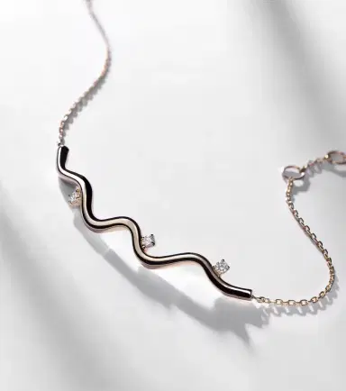 Stone and Strand Harbor Lights 10kt gold bracelet with diamonds | Thumbnail 3