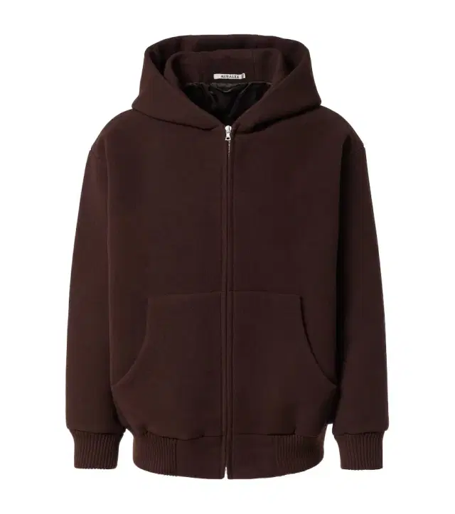 Auralee Oversized wool pile hoodie