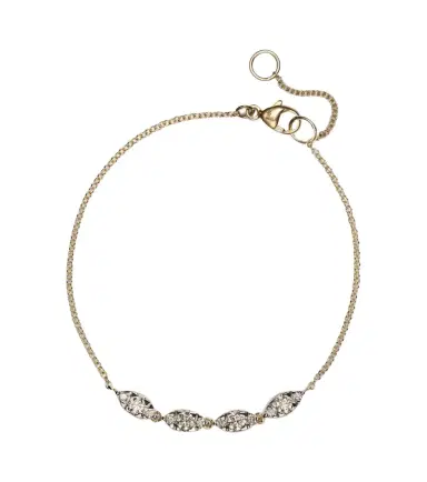 STONE AND STRAND Muse 10kt gold bracelet with diamonds | Thumbnail 1 STONE AND STRAND Muse 10kt gold bracelet with diamonds | Thumbnail 1