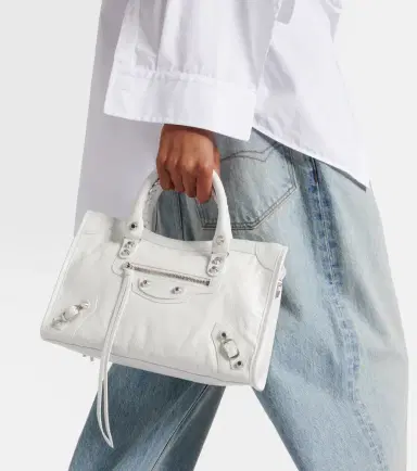 Balenciaga Le City Small leather tote bag | Thumbnail 5
