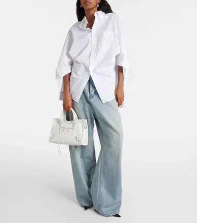 Balenciaga Le City Small leather tote bag | Thumbnail 6