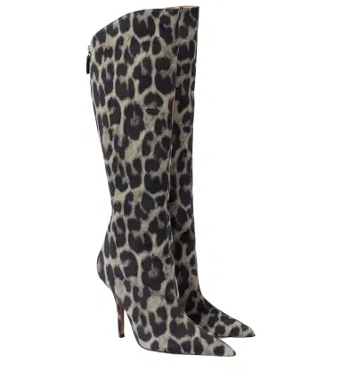 Paris Texas Jessica 105 calf hair knee-high boots | Thumbnail 1