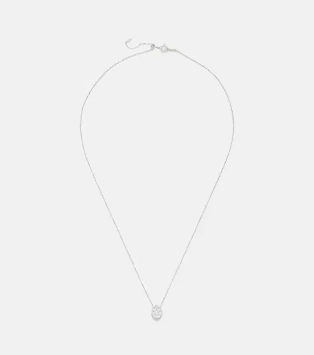 Persee Persée Floating 18kt white gold necklace with diamonds