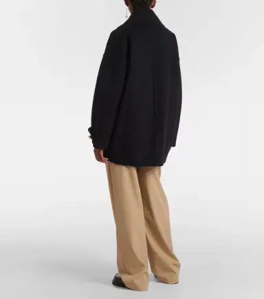 Loewe Pebble wool peacoat | Thumbnail 3