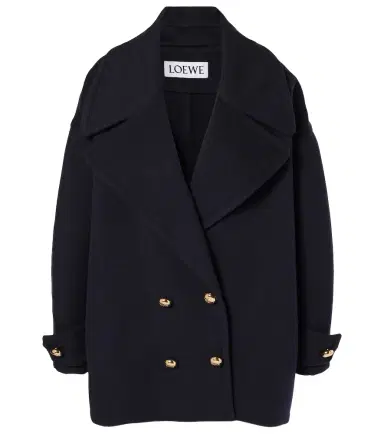 Loewe Pebble wool peacoat | Thumbnail 1
