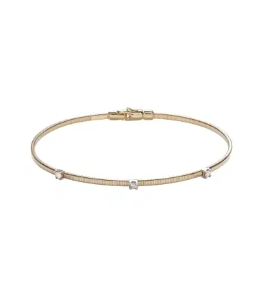 STONE AND STRAND Liquid Gold 14kt gold bracelet with diamonds | Thumbnail 1 STONE AND STRAND Liquid Gold 14kt gold bracelet with diamonds | Thumbnail 1
