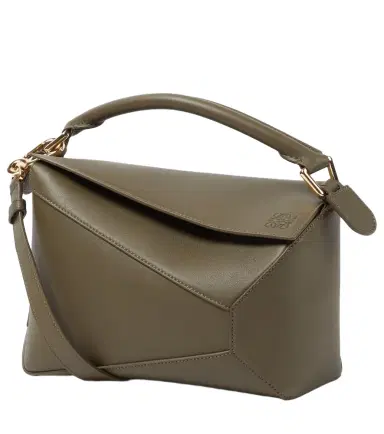 Loewe Puzzle Edge Small leather top-handle bag | Thumbnail 1 Loewe Puzzle Edge Small leather top-handle bag | Thumbnail 1
