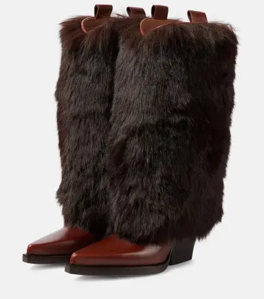 Paris Texas Leather knee-high boots | Thumbnail 4