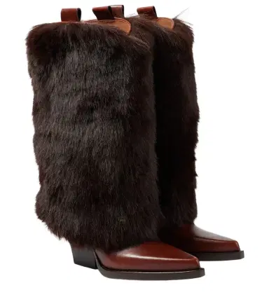Paris Texas Leather knee-high boots | Thumbnail 1