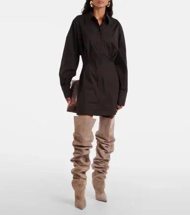 Paris Texas Ines suede over-the-knee boots | Thumbnail 5