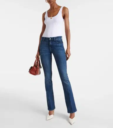 7 For All Mankind Mid-rise bootcut jeans | Thumbnail 2