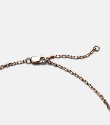 Repossi Antifer 18kt rose gold necklace with mother of pearl and diamonds | Thumbnail 6