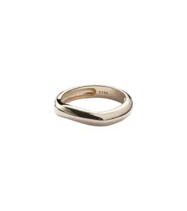 Stone and Strand Bold Merge 14kt gold ring | Thumbnail 1
