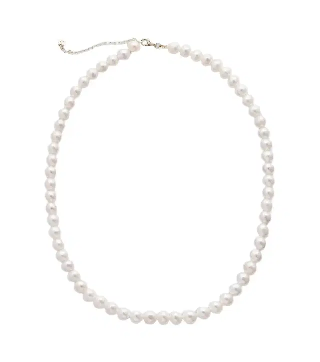Mateo 14kt gold necklace with freshwater pearls