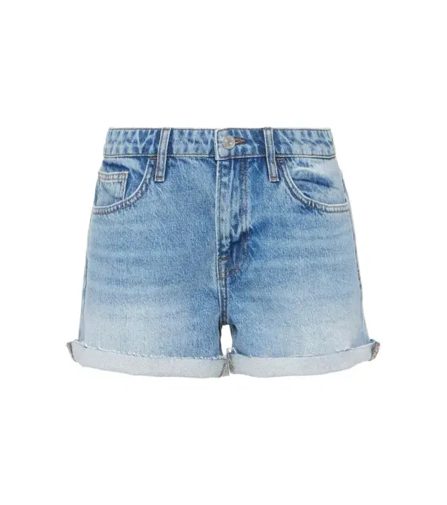 Frame Le Grand Garçon high-rise denim shorts