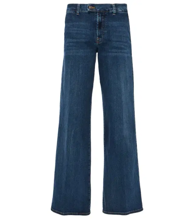 7 For All Mankind Lotta Rebel high-rise wide-leg jeans