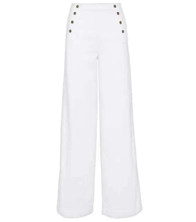 Frame High-rise wide-leg pants