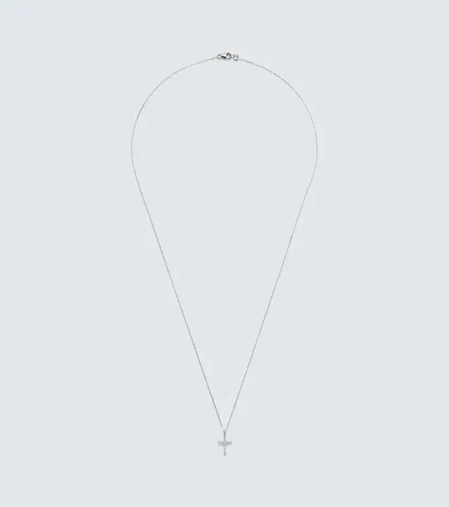 Mateo 14kt white gold pendant necklace with diamonds