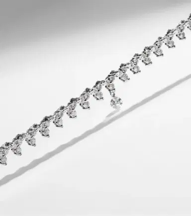 Persée Persée 18kt white gold tennis necklace with diamonds | Thumbnail 6