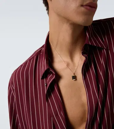 Mateo Initial 14kt yellow gold pendant necklace | Thumbnail 2