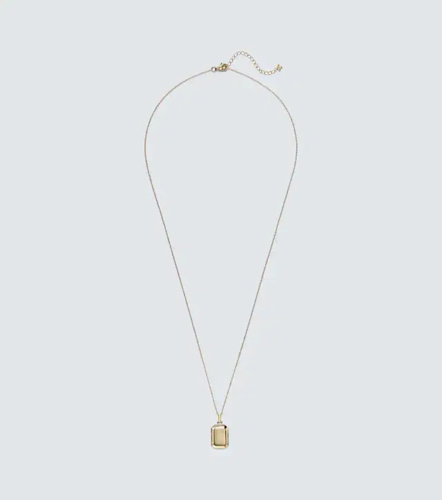 Mateo Initial 14kt yellow gold pendant necklace