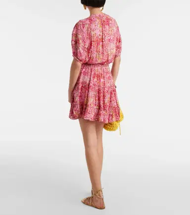 Poupette St Barth Bona floral minidress | Thumbnail 5