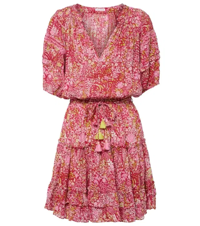 Poupette St Barth Bona floral minidress