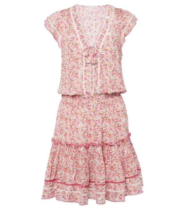 Poupette St Barth Anais floral minidress