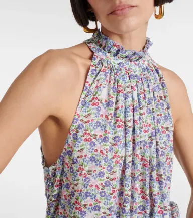Poupette St Barth Bianca floral minidress | Thumbnail 2