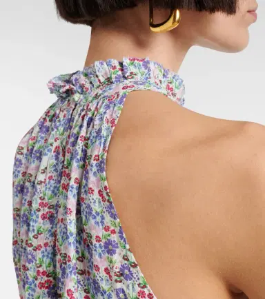 Poupette St Barth Bianca floral minidress | Thumbnail 4