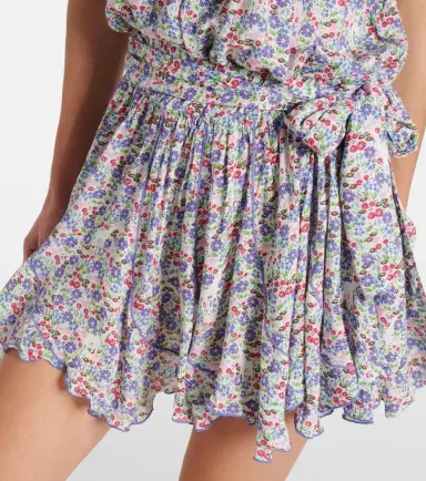 Poupette St Barth Bianca floral minidress | Thumbnail 5