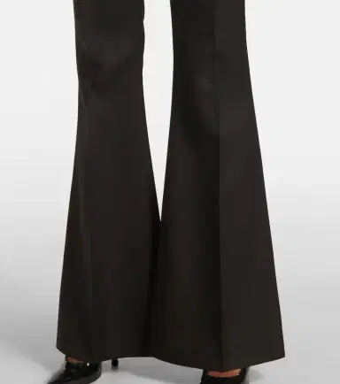 Nina Ricci Wool gabardine flared pants | Thumbnail 2