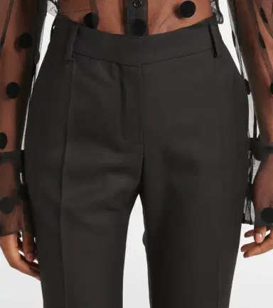 Nina Ricci Wool gabardine flared pants | Thumbnail 4