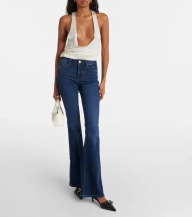 Frame Le High Flare high-rise jeans | Thumbnail 2 Frame Le High Flare high-rise jeans | Thumbnail 2