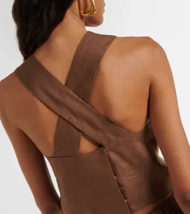 ASCENO Cozumel linen tank top | Thumbnail 2