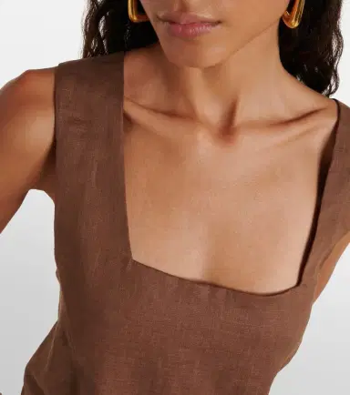 ASCENO Cozumel linen tank top | Thumbnail 5
