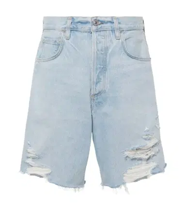 Citizens of Humanity Ayla distressed denim shorts | Thumbnail 1