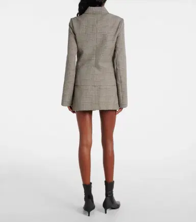 Courreges Courrèges Prince of Wales check wool-blend jacket | Thumbnail 3