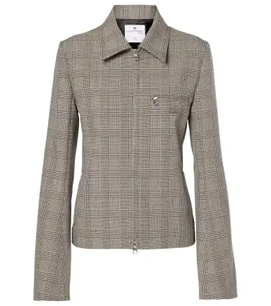 Courreges Courrèges Prince of Wales check wool-blend jacket | Thumbnail 1