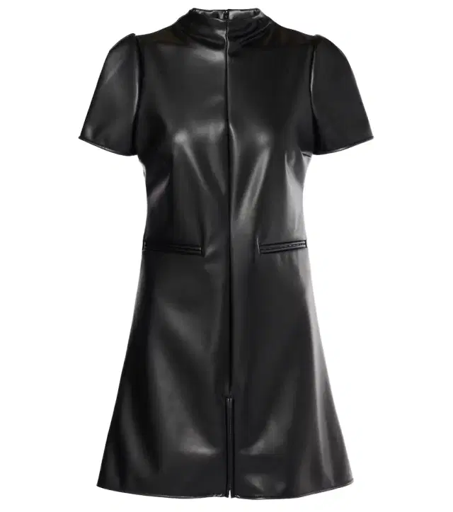 Courreges Courrèges Faux leather minidress