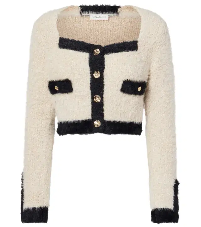 Nina Ricci Lamé cardigan