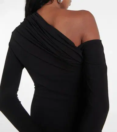 Courreges Courrèges Twist one-shoulder crêpe minidress | Thumbnail 3