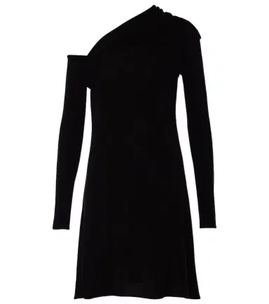 Courreges Courrèges Twist one-shoulder crêpe minidress | Thumbnail 1