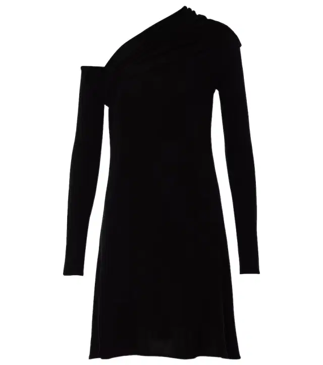 Courreges Courrèges Twist one-shoulder crêpe minidress
