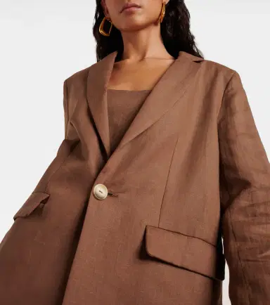 ASCENO Azores linen blazer | Thumbnail 4