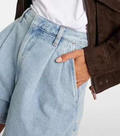Agolde Becker denim shorts | Thumbnail 2