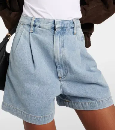 Agolde Becker denim shorts | Thumbnail 4